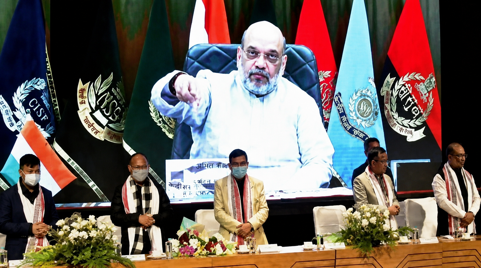 Shri Amit Shah virtually inaugurating MTI-HUB