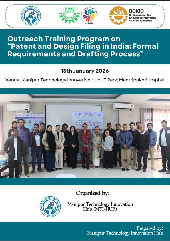 Outreach Training Program On “Patent And Design Filing In India Formal Requirements And Drafting Process”