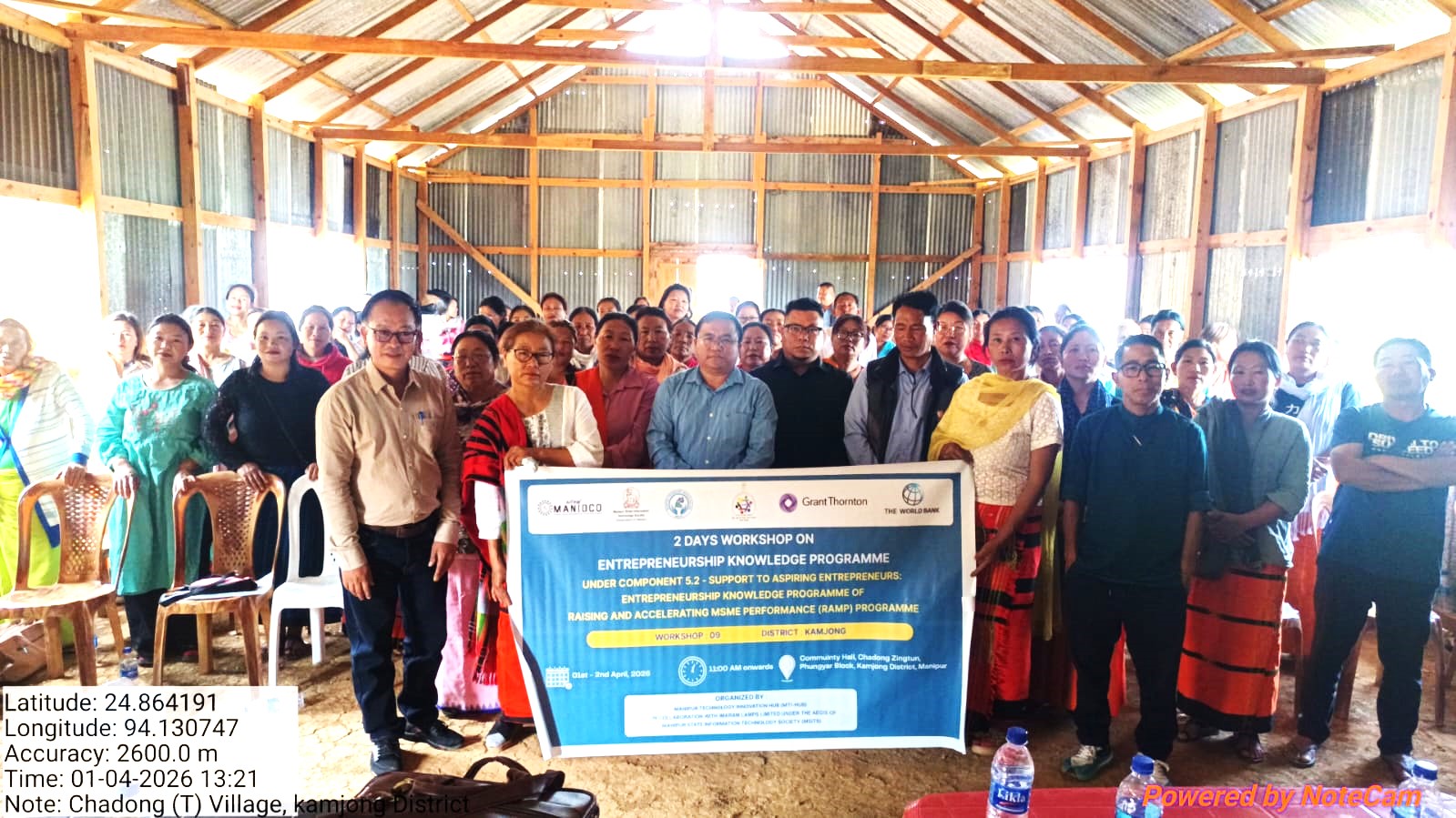 2-Days Workshop on Entrepreneurship Knowledge Programme under the Raising and Accelerating MSME Performance (RAMP) Programme Kamjong