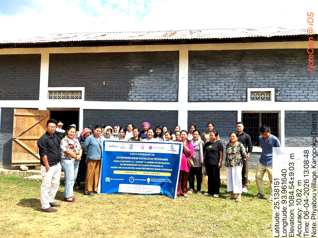 2-Days Workshop on Entrepreneurship Knowledge Programme under the Raising and Accelerating MSME Performance (RAMP) Programme Kangpokpi