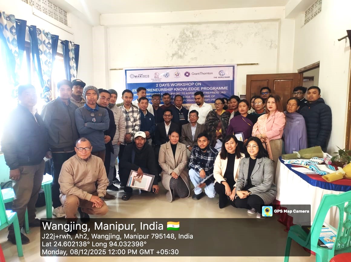 2-Days Workshop on Entrepreneurship Knowledge Programme under the Raising and Accelerating MSME Performance (RAMP) Programme Thoubal
