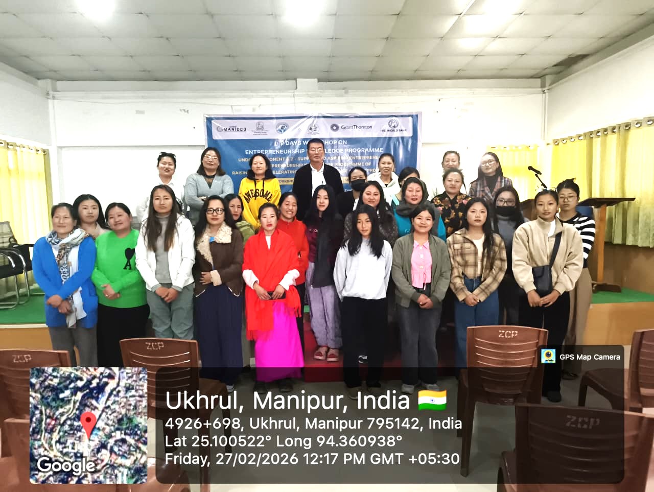 2-Days Workshop on Entrepreneurship Knowledge Programme under the Raising and Accelerating MSME Performance (RAMP) Programme Ukhrul